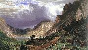 Albert Bierstadt Storm in the Rocky Mountains, Mt Rosalie china oil painting artist
